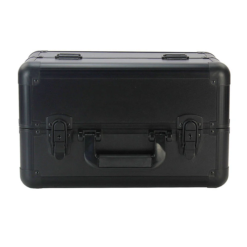 Portable Rose Gold Vanity Box with Compartments