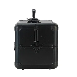 Portable Rose Gold Vanity Box with Compartments