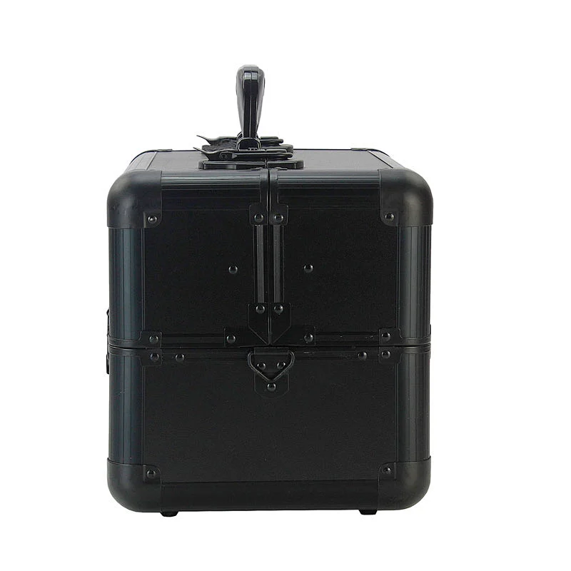 Portable Rose Gold Vanity Box with Compartments