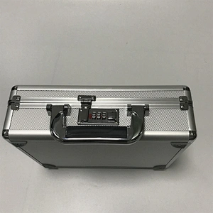 Single Portable Shortgun Case Silver with Foam