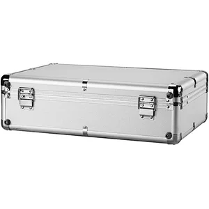 Portable Tool Case Box custom foam Flight Aluminum Metal Briefcase with combination locks