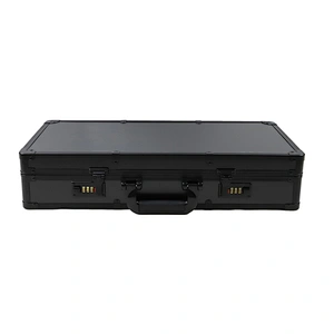 New Black Barber Tool Case Aluminum Alloy