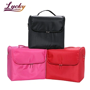 Support Customized Nylon Makeup Vanity Bag for Sale