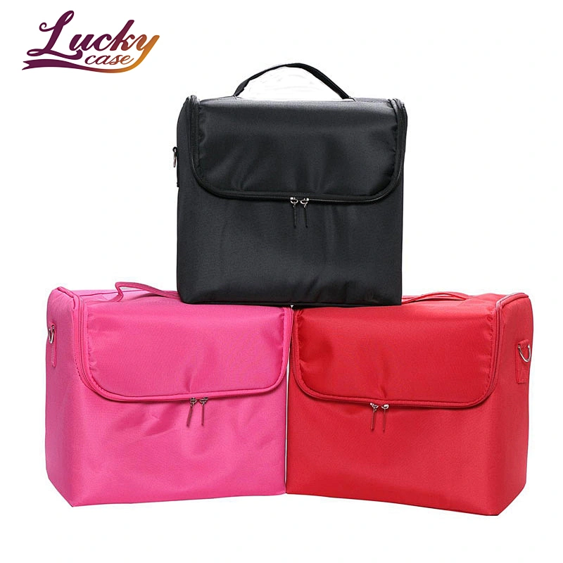 Support Customized Nylon Makeup Vanity Bag for Sale