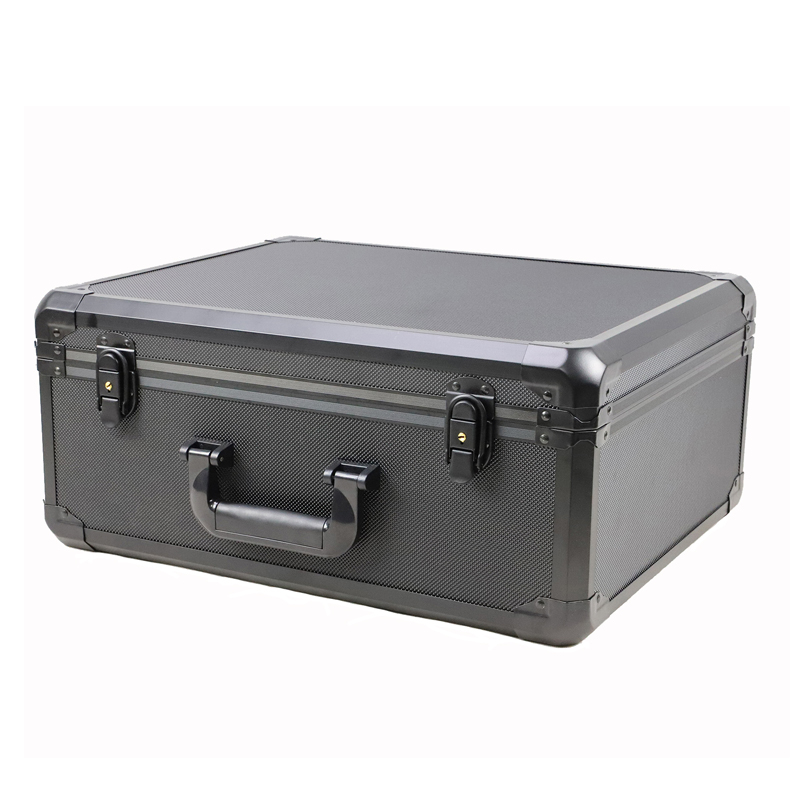 black tool storage case