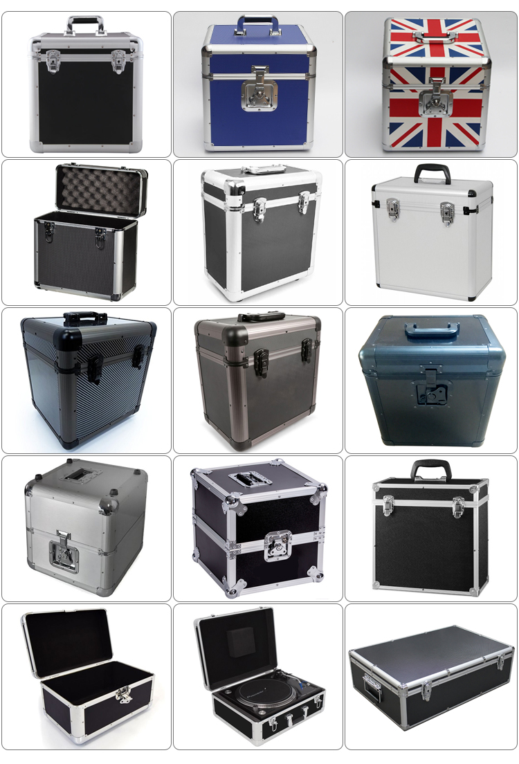 Vinyl Case Blue 12inch Portable 12