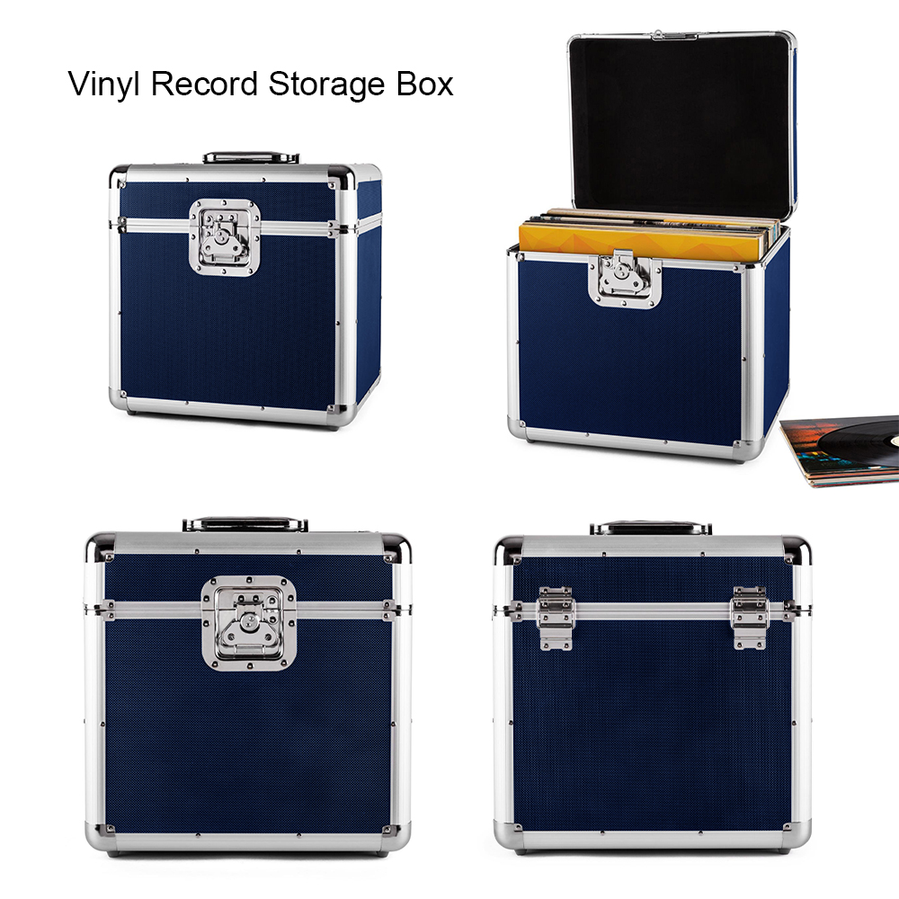 Vinyl Case Blue 12inch Portable 12