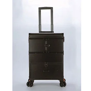 Custom Nail Trolley Beauty Case with Mirror Trays and Drawer
