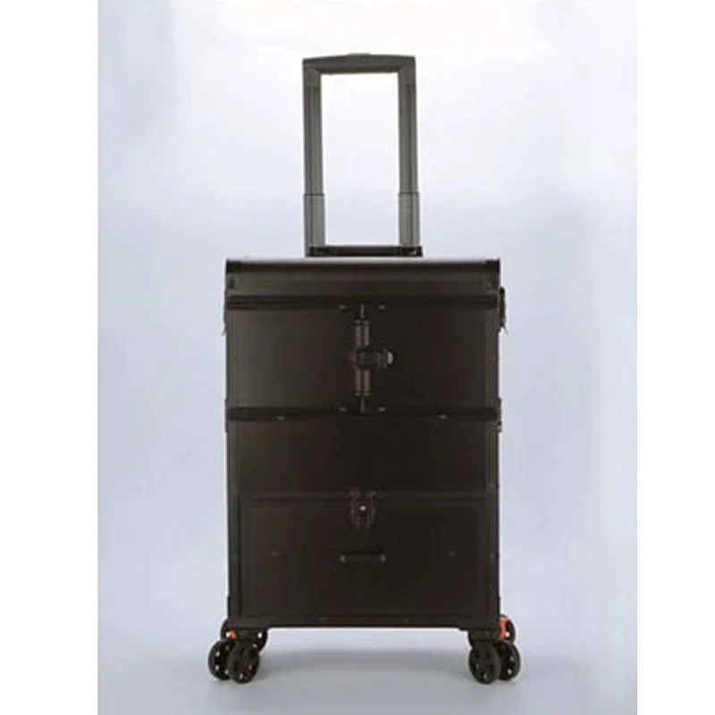Custom Nail Trolley Beauty Case with Mirror Trays and Drawer