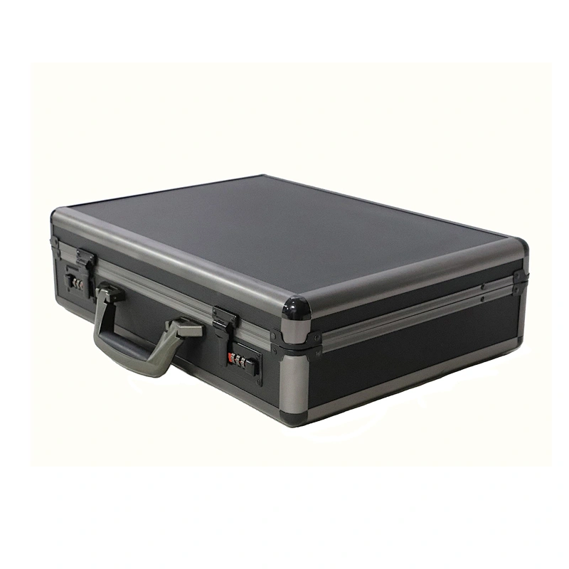 Custom Men Briefcase Attache Case Aluminum with Combination Locks