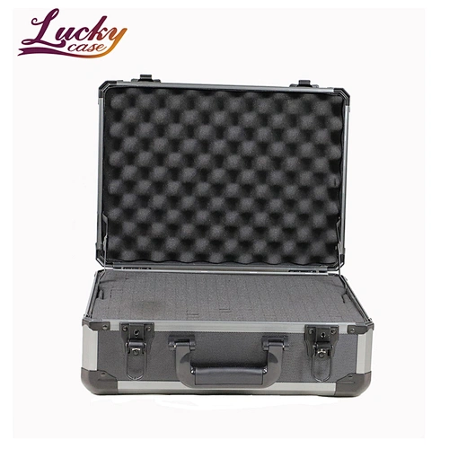 High Quality 15.7'' Aluminum Toolbox with Safety Hinges