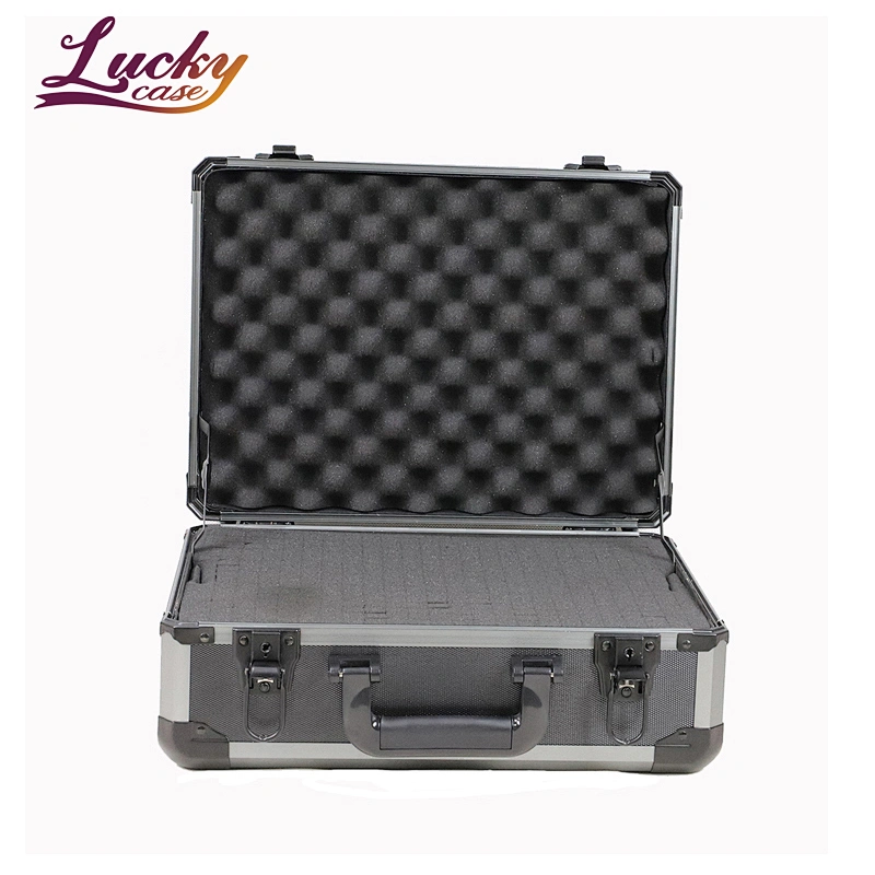 High Quality 15.7'' Aluminum Toolbox with Safety Hinges