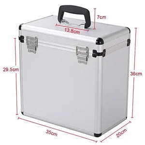 Vinyl Record Storage Carrying Case for 30+ Records Hot sale vinyl album collections box