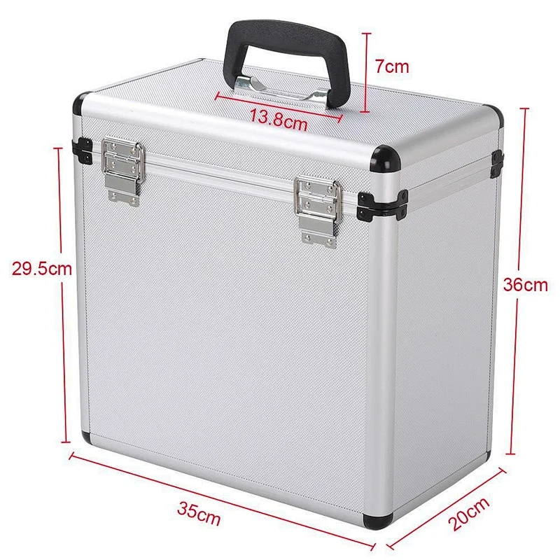 Vinyl Record Storage Carrying Case for 30+ Records Hot sale vinyl album collections box
