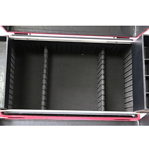 Storage Makeup Toiletry Nail Polish Leather Cosmetic Case