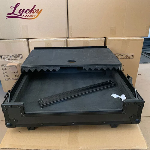 Lucky Professional DJ Flight Case With Sliding Laptop