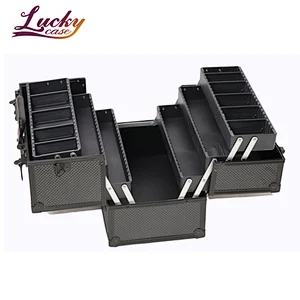 Super Large Black/Silver Makeup Artist Carry Case