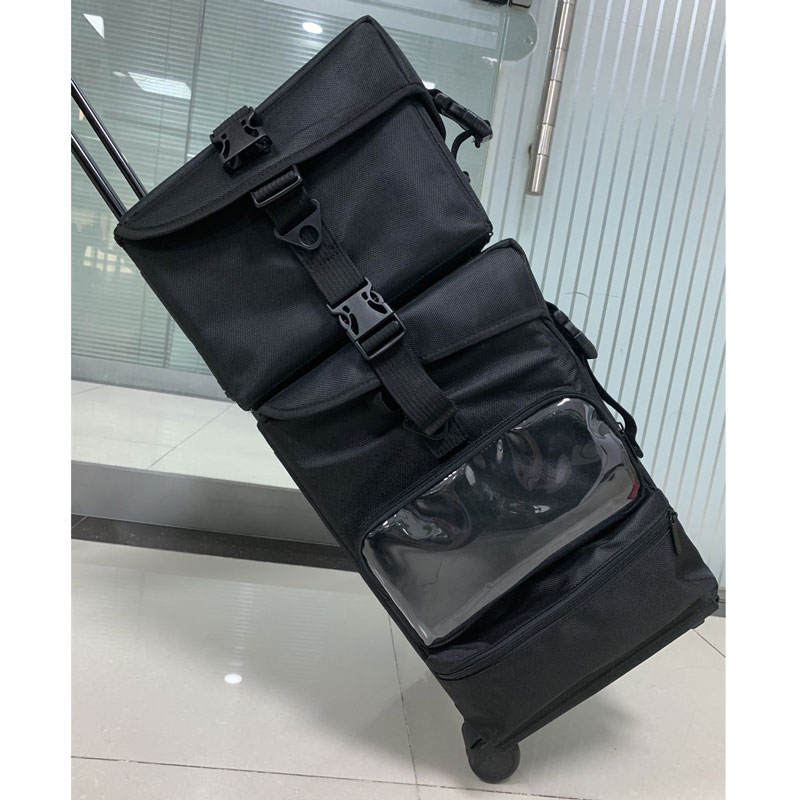 black cosmetic bags