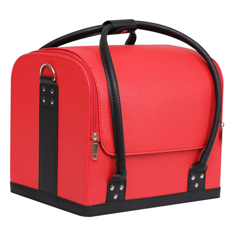 Lychee red makeup bags