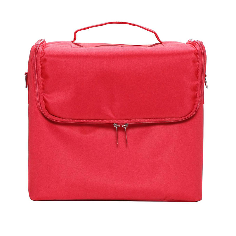 red cosmetic case