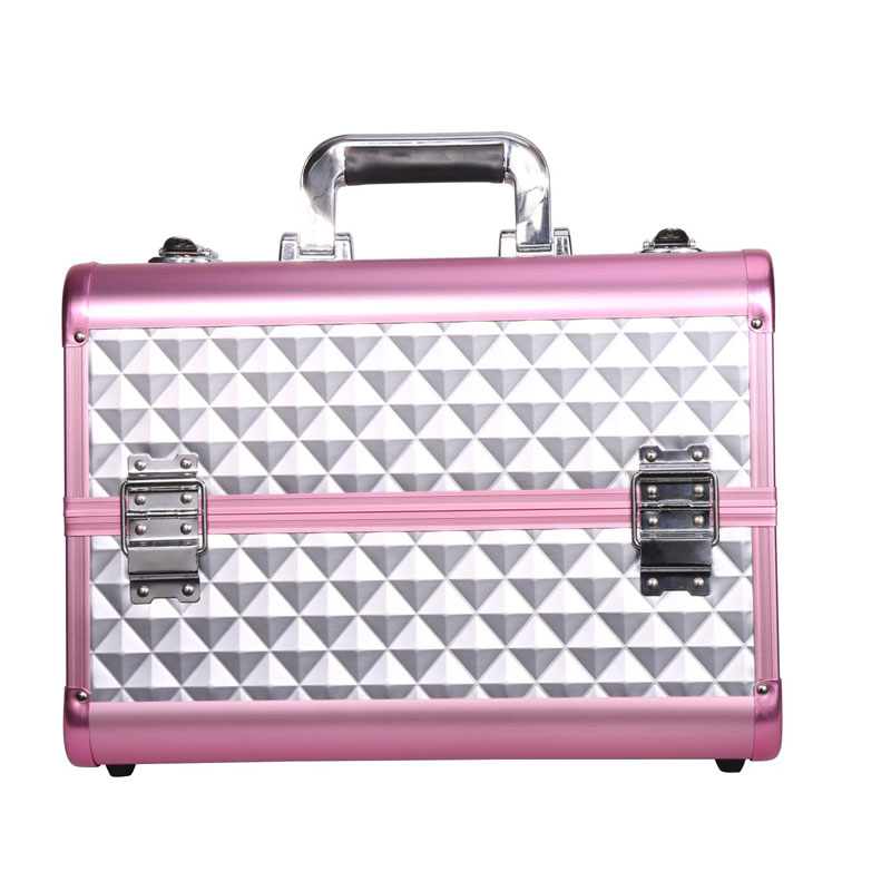pink cosmetics makeup case