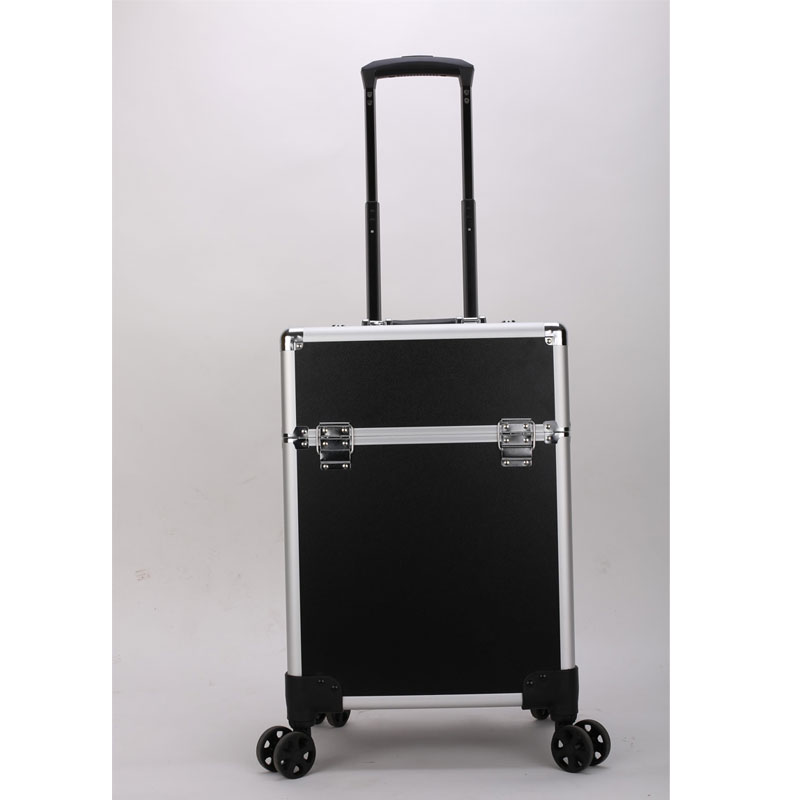 black trolley beauty case