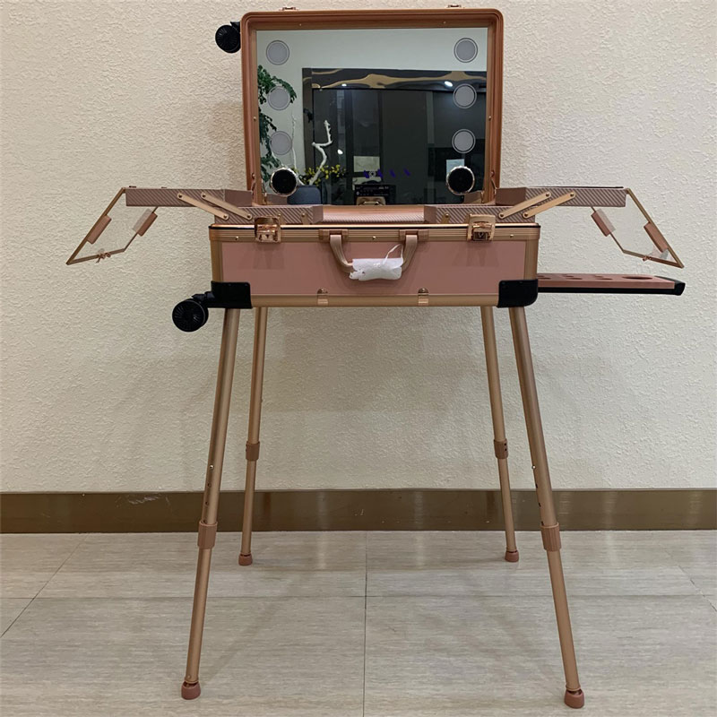 makeup case with mirror
