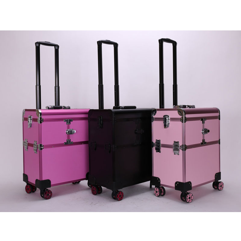 makeup organizer case trolley