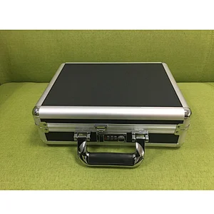 11 Inch Single Pistol Case Black Aluminum Box