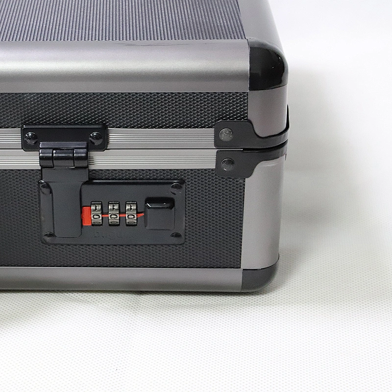 Custom Men Briefcase Attache Case Aluminum with Combination Locks