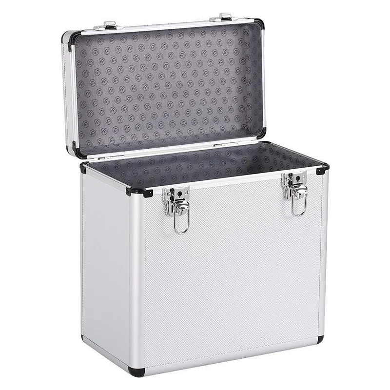 Vinyl Record Storage Carrying Case for 30+ Records Hot sale vinyl album collections box
