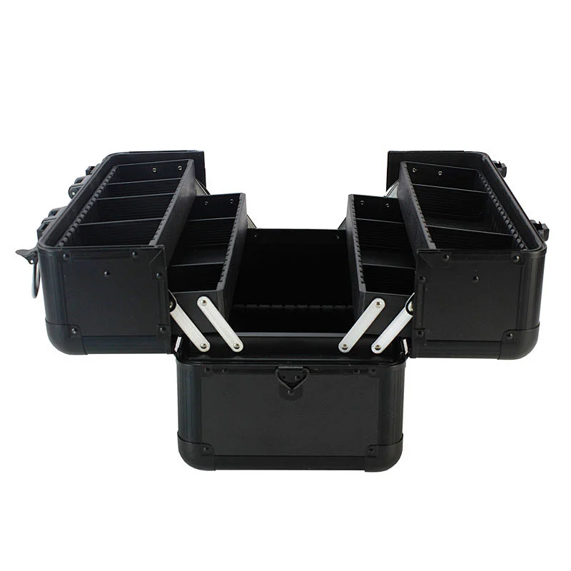 Portable Rose Gold Vanity Box with Compartments