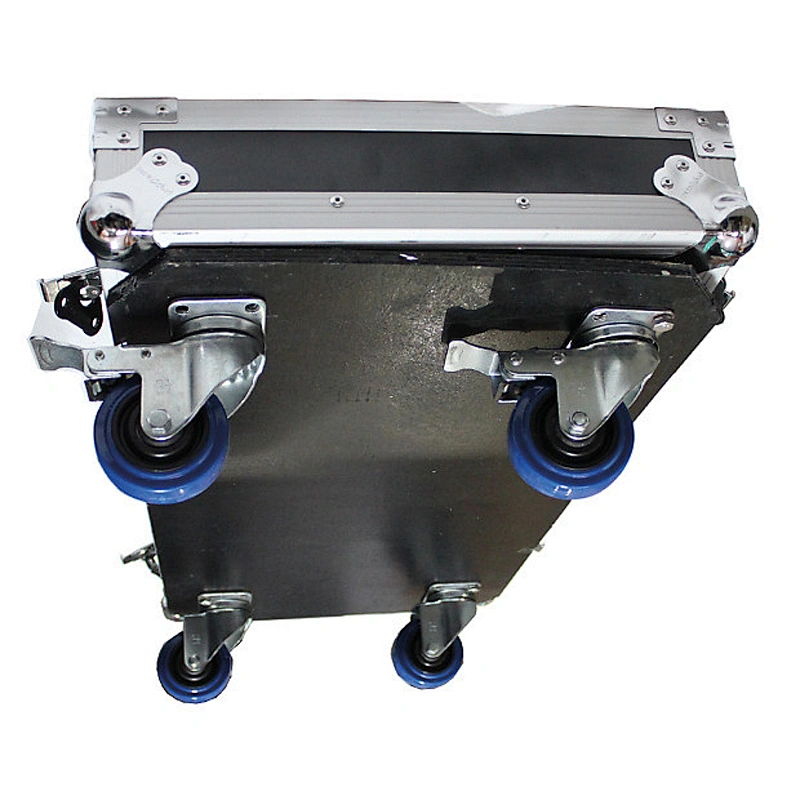 Heavy Duty Double Speaker Road Flight Case With Wheels