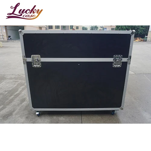 Lift Flight Case on Wheels Plasma Flight Case Road For TV Plasma Screens
