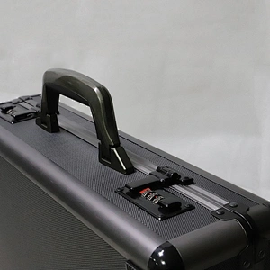 Custom Men Briefcase Attache Case Aluminum with Combination Locks