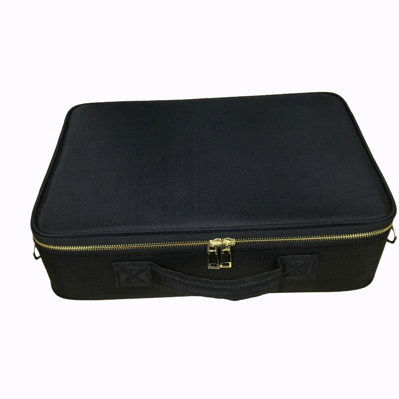 makeup bag with shoulder strap