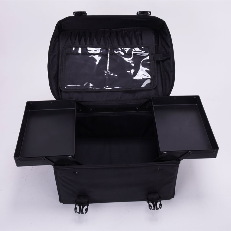 makeup case with trays