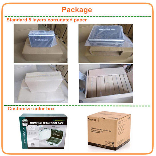 Aluminum Watch Briefcase Black Case Watch Case for 25 Watches