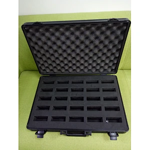 Aluminum Watch Briefcase Black Case Watch Case for 25 Watches