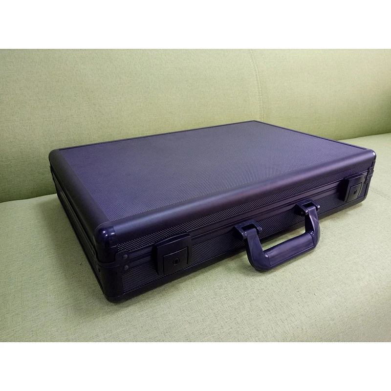 Aluminum Watch Briefcase Black Case Watch Case for 25 Watches