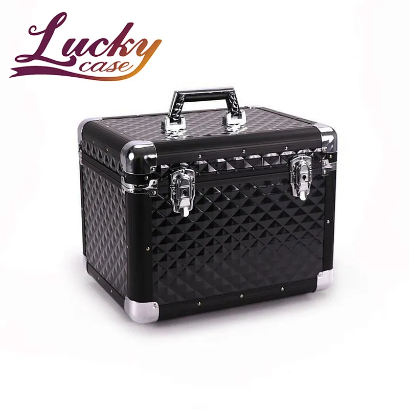 Aluminum black water cube grooming box for horse customized tool case different colors