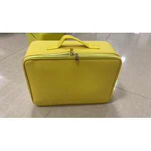 Custom Cosmetic Bag Makeup Brush Slots EVA Dividers Makeup Artist Bag Cosmetic Cases Professional Makeup with Shoulder Strap