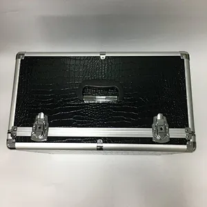 Professional Accordion Case Pick & Pluck Foam Utility Locking Case Aluminum Accordion Box