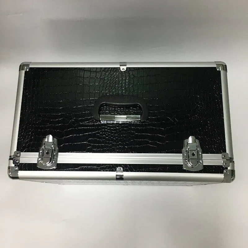 Professional Accordion Case Pick & Pluck Foam Utility Locking Case Aluminum Accordion Box