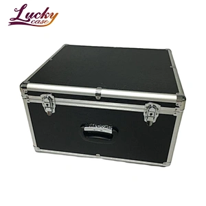 Professional Accordion Case Pick & Pluck Foam Utility Locking Case Aluminum Accordion Box