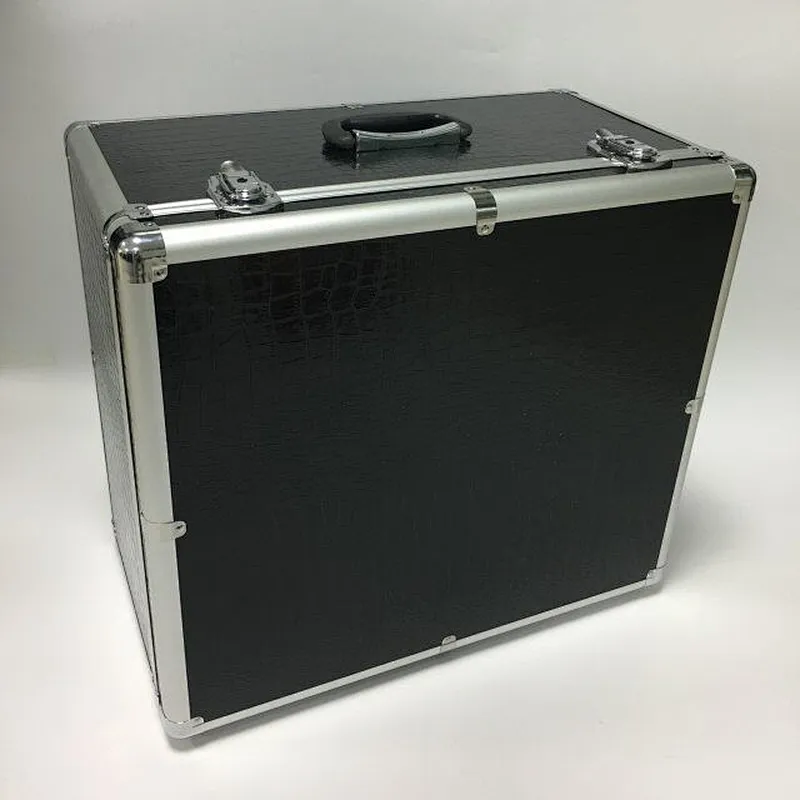 Professional Accordion Case Pick & Pluck Foam Utility Locking Case Aluminum Accordion Box
