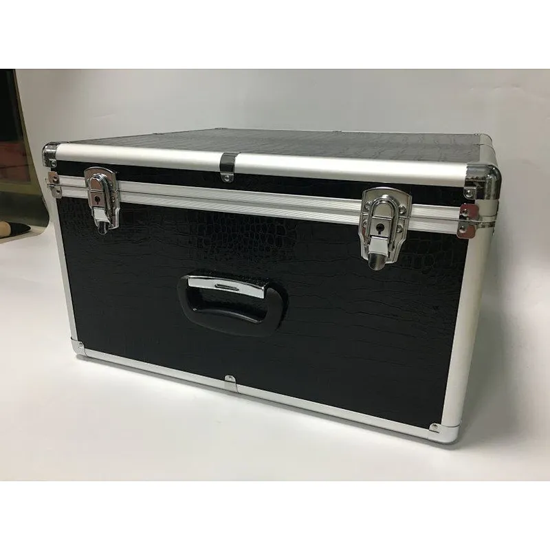 Professional Accordion Case Pick & Pluck Foam Utility Locking Case Aluminum Accordion Box