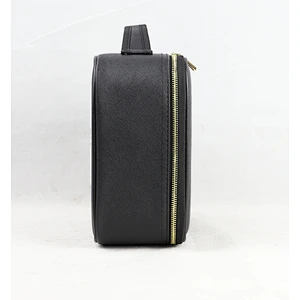 Makeup Train Case with Large Lighted Mirror 3 Color Scenarios Adjustable Brightness Large Cosmetic Organizer Storage