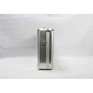Aluminum Tool Case Portable Carrying Laptop Case Briefcase Silver