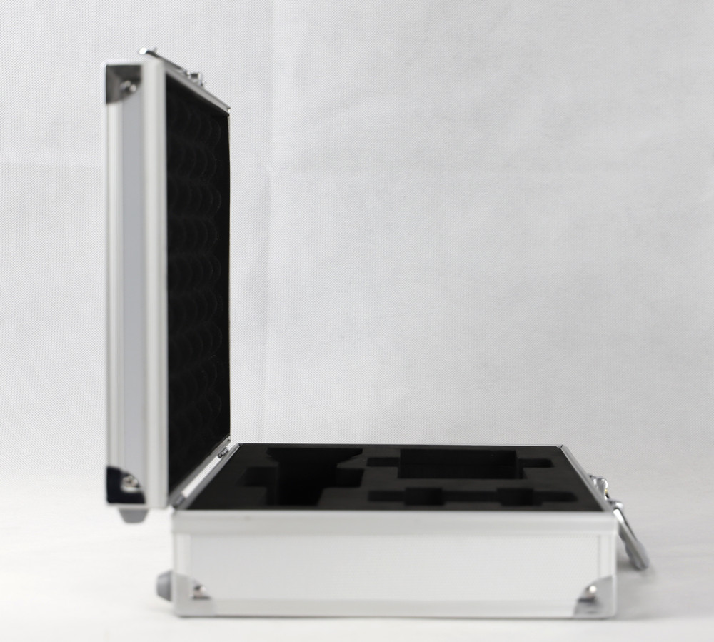 Practical Sturdy Wine Storage Cases Glass Set Aluminum Cases with Custom Foam Custom Type Organizer Box